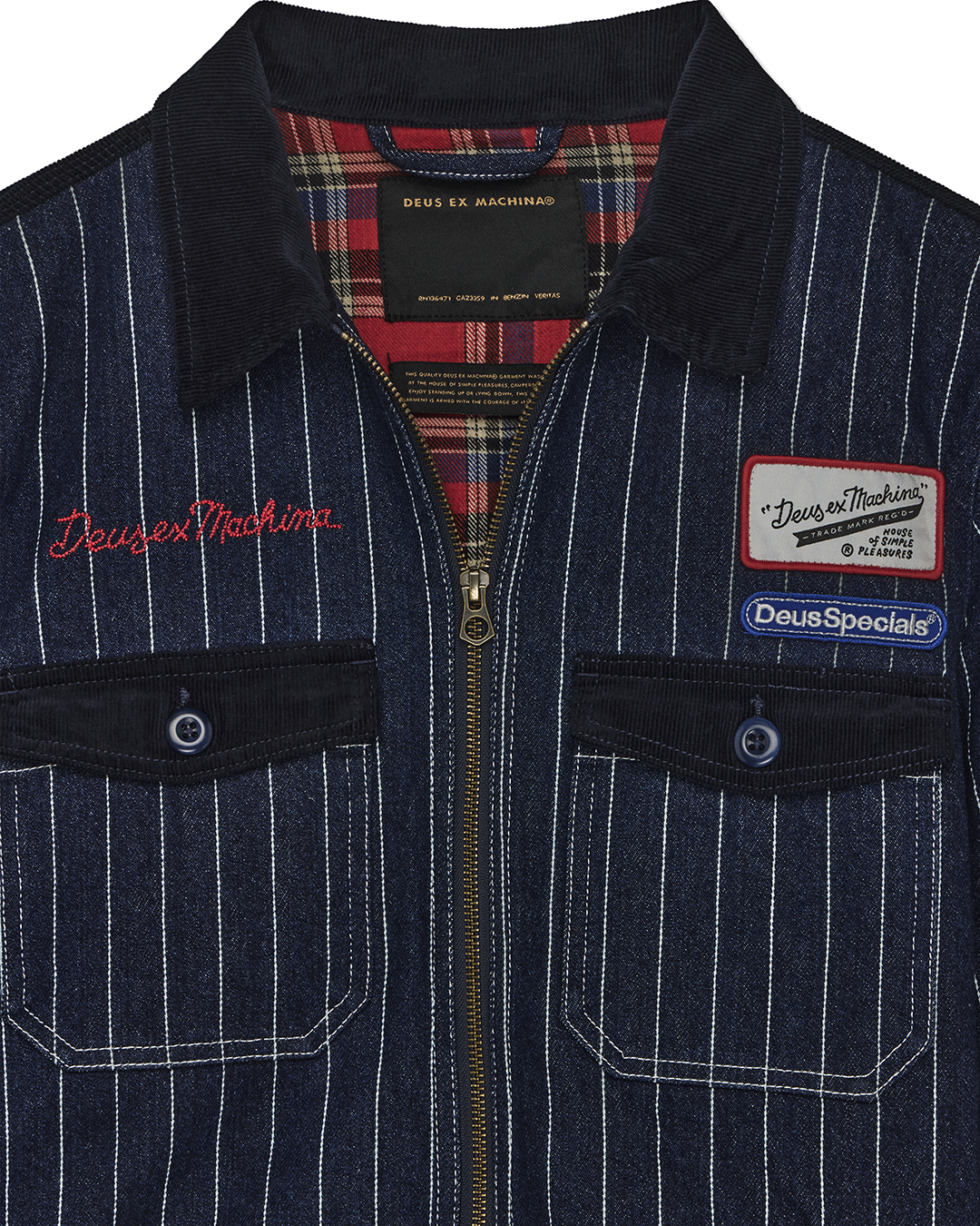 Deus Ex Machina Jeansjacke Lyon Indigo