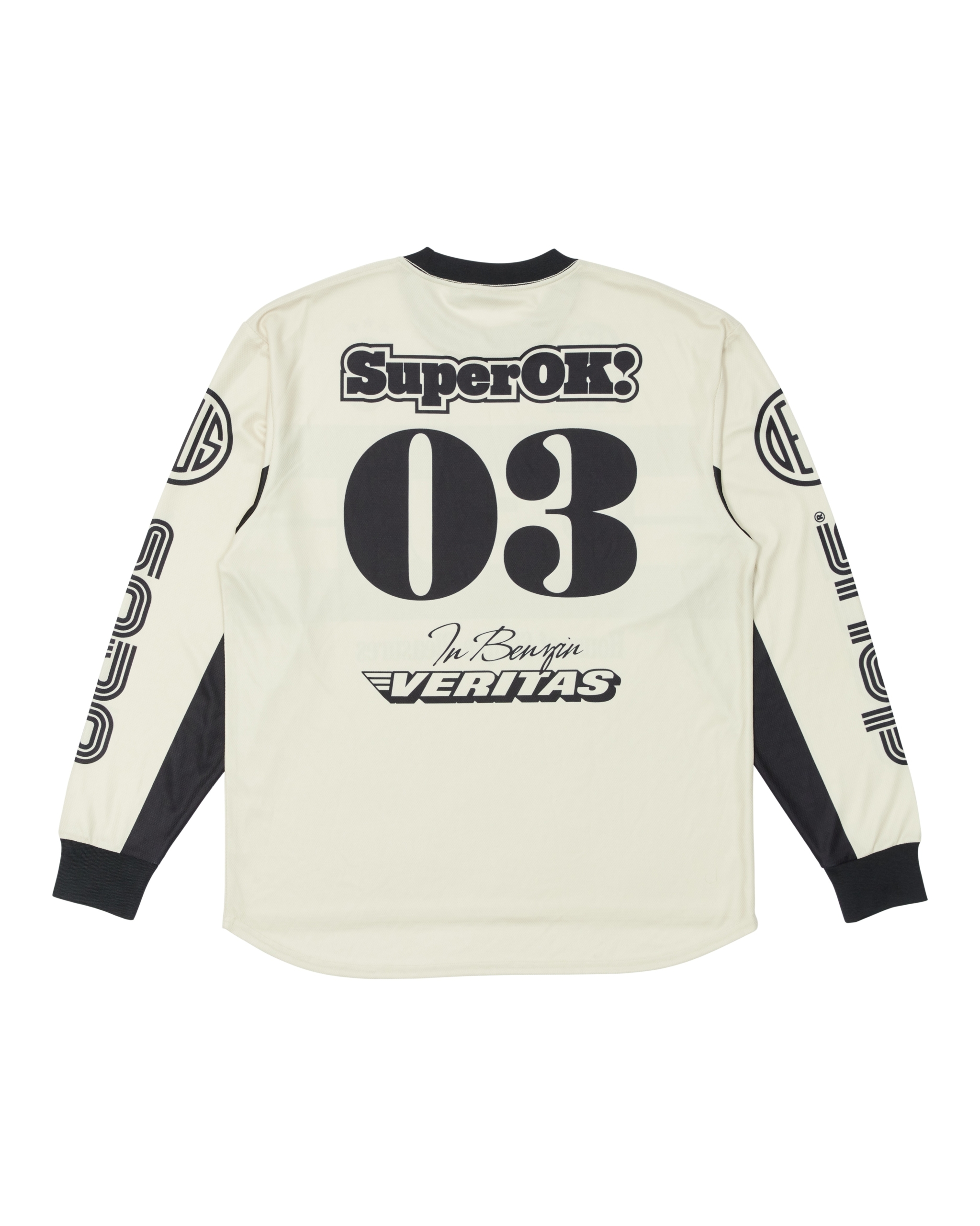 Deus Ex Machina Langarmshirt Jersey Off Road MX 2.0 weiss