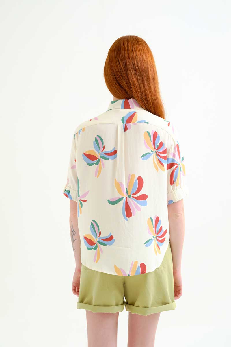 Compania Fantastica Bluse Beige mit Blumen Compania Fantastica Bluse Beige mit Blumen