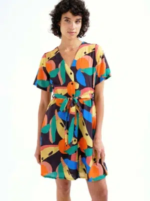 Compania Fantastica Minikleid Muster Bunt
