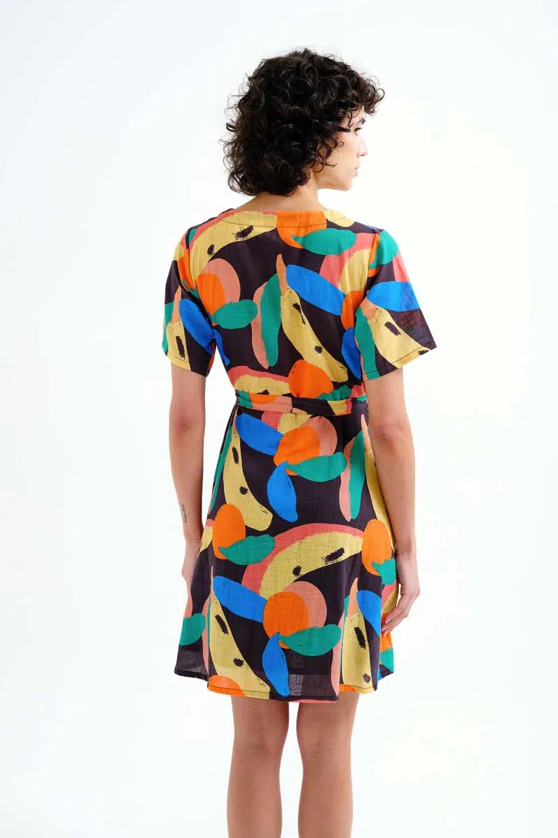 Compania Fantastica Minikleid Muster Bunt Compania Fantastica Minikleid Muster Bunt
