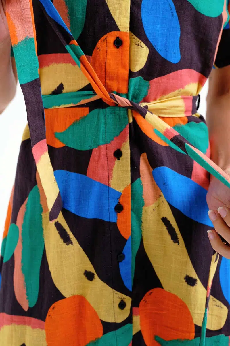 Compania Fantastica Minikleid Muster Bunt