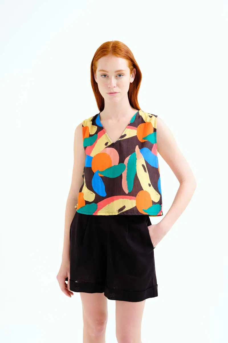 Compania Fantastica Top Muster Bunt Compania Fantastica Top Muster Bunt
