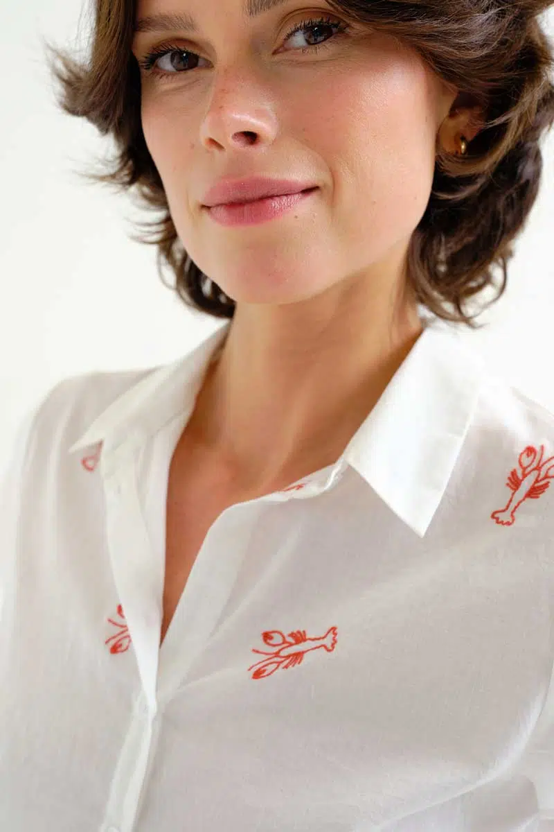 Compania Fantastica Bluse Ecru Compania Fantastica Bluse Ecru