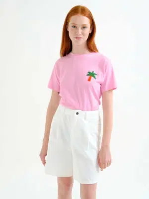 Compania Fantastica T-Shirt Pink mit Palme