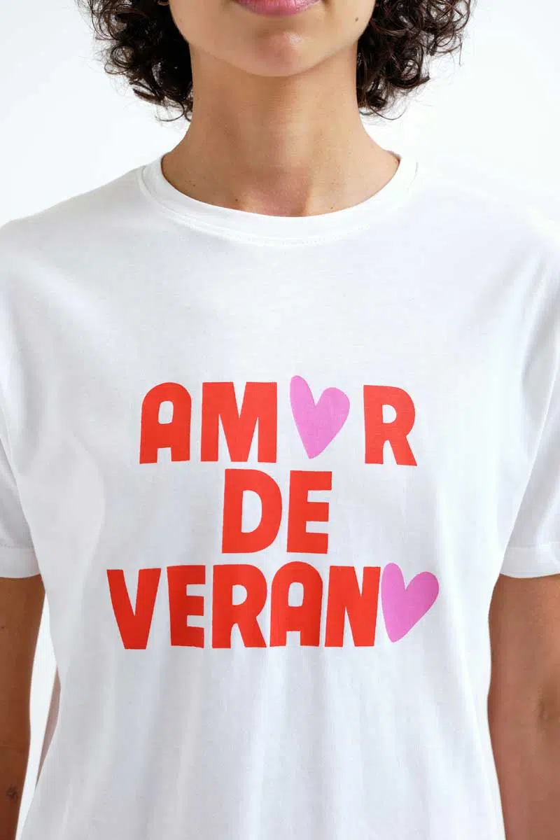 Compania Fantastica T-Shirt Weiß Amor De Verano