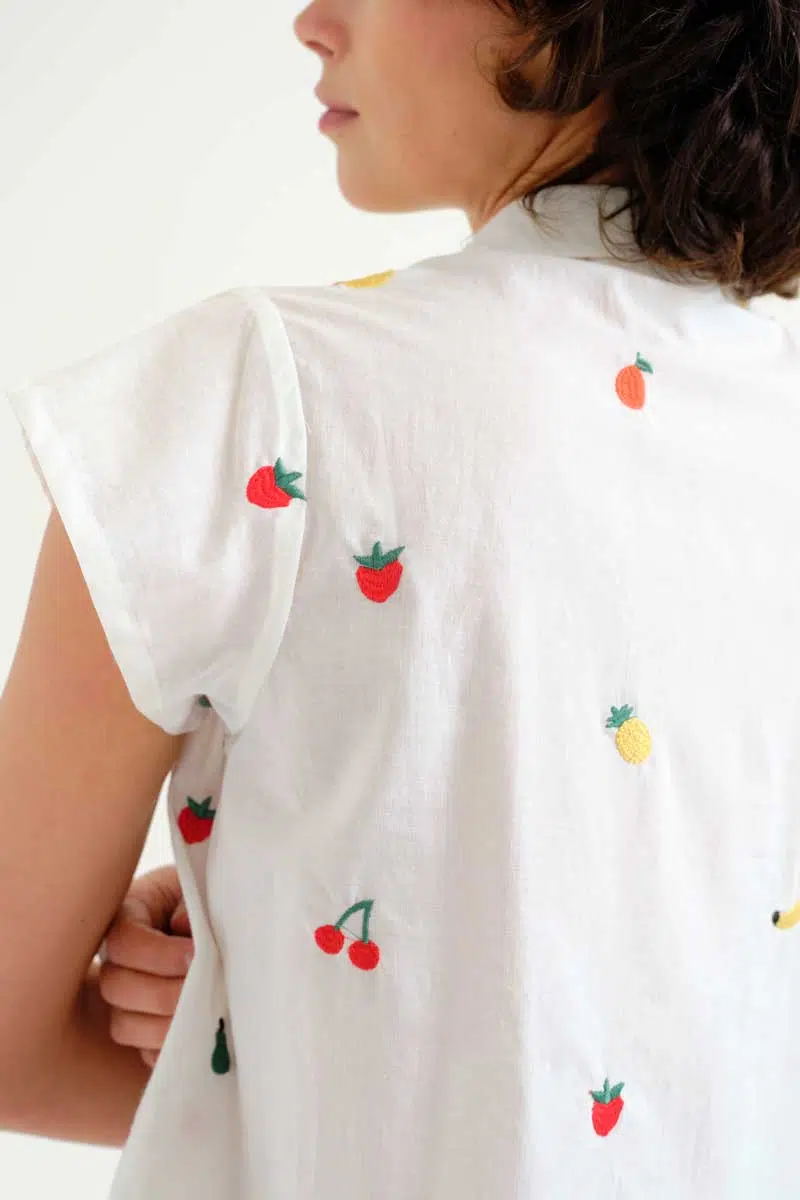 Compania Fantastica Bluse Weiß Fruity