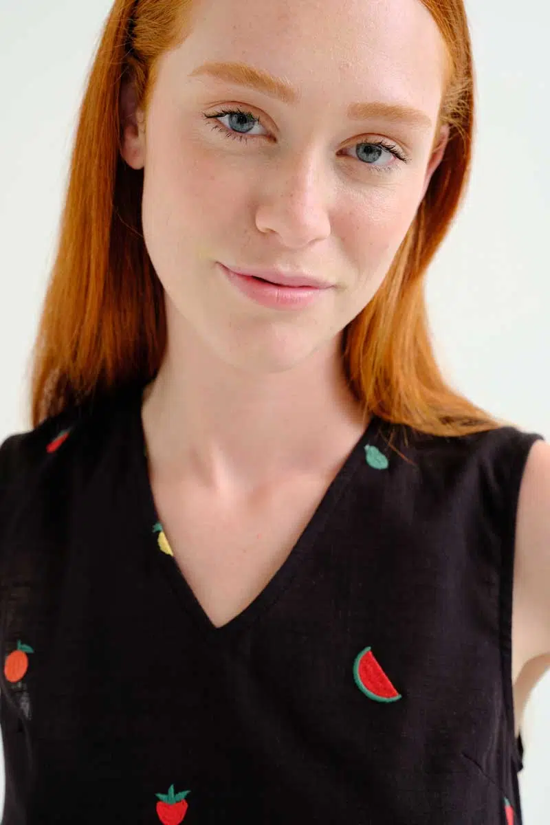 Compania Fantastica Top Schwarz Fruity