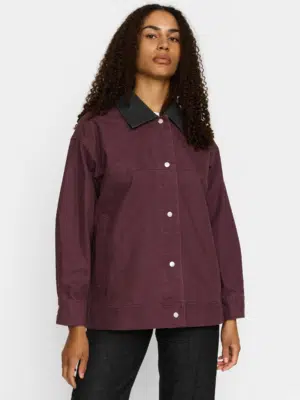 Selfhood Workwear Jacket Burgundy