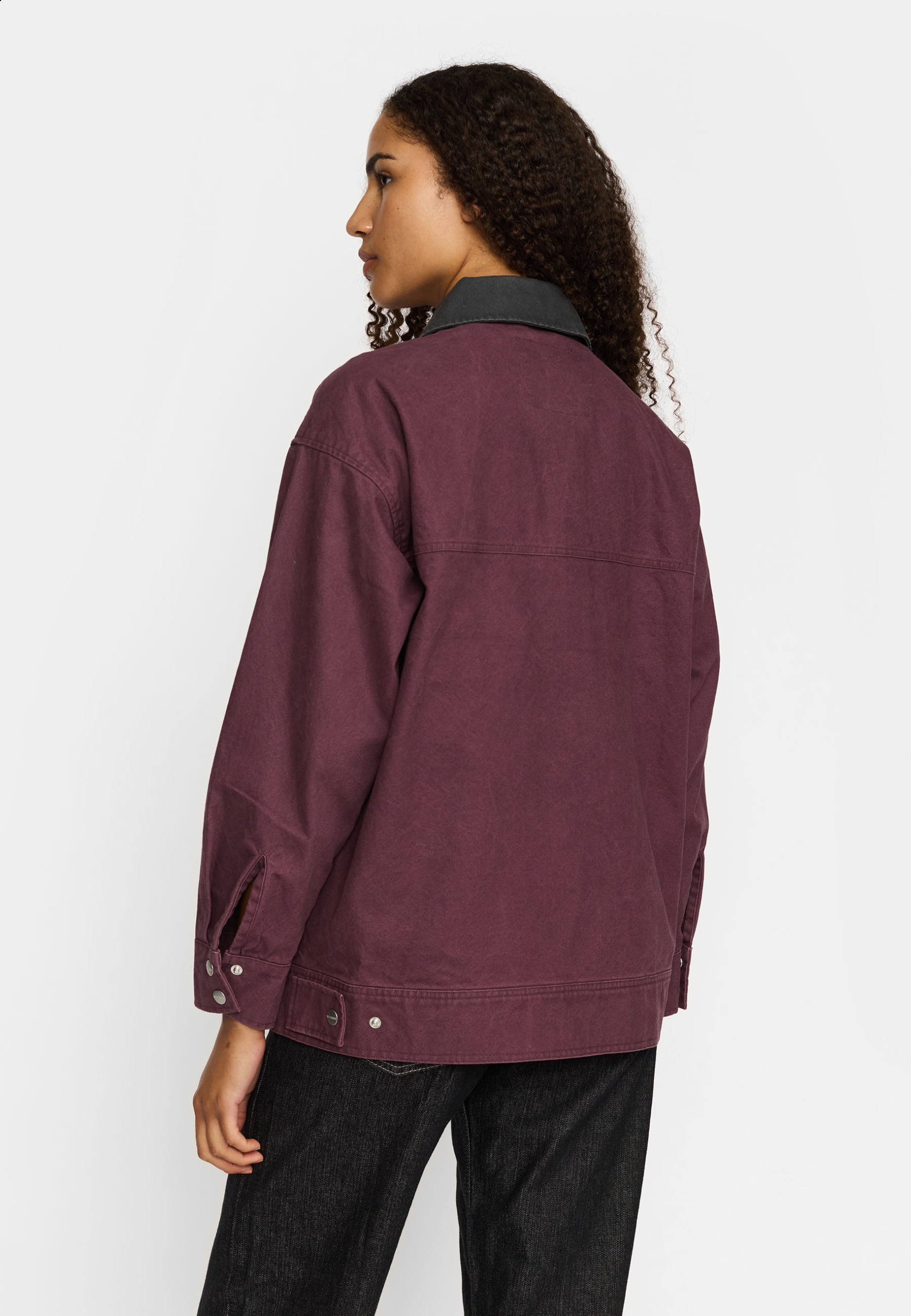 Selfhood Workwear Jacket Burgundy