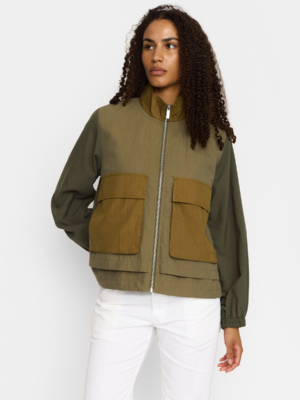 Selfhood Block Jacket Army