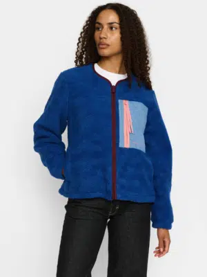 Selfhood Teddyjacke Pocket Blau