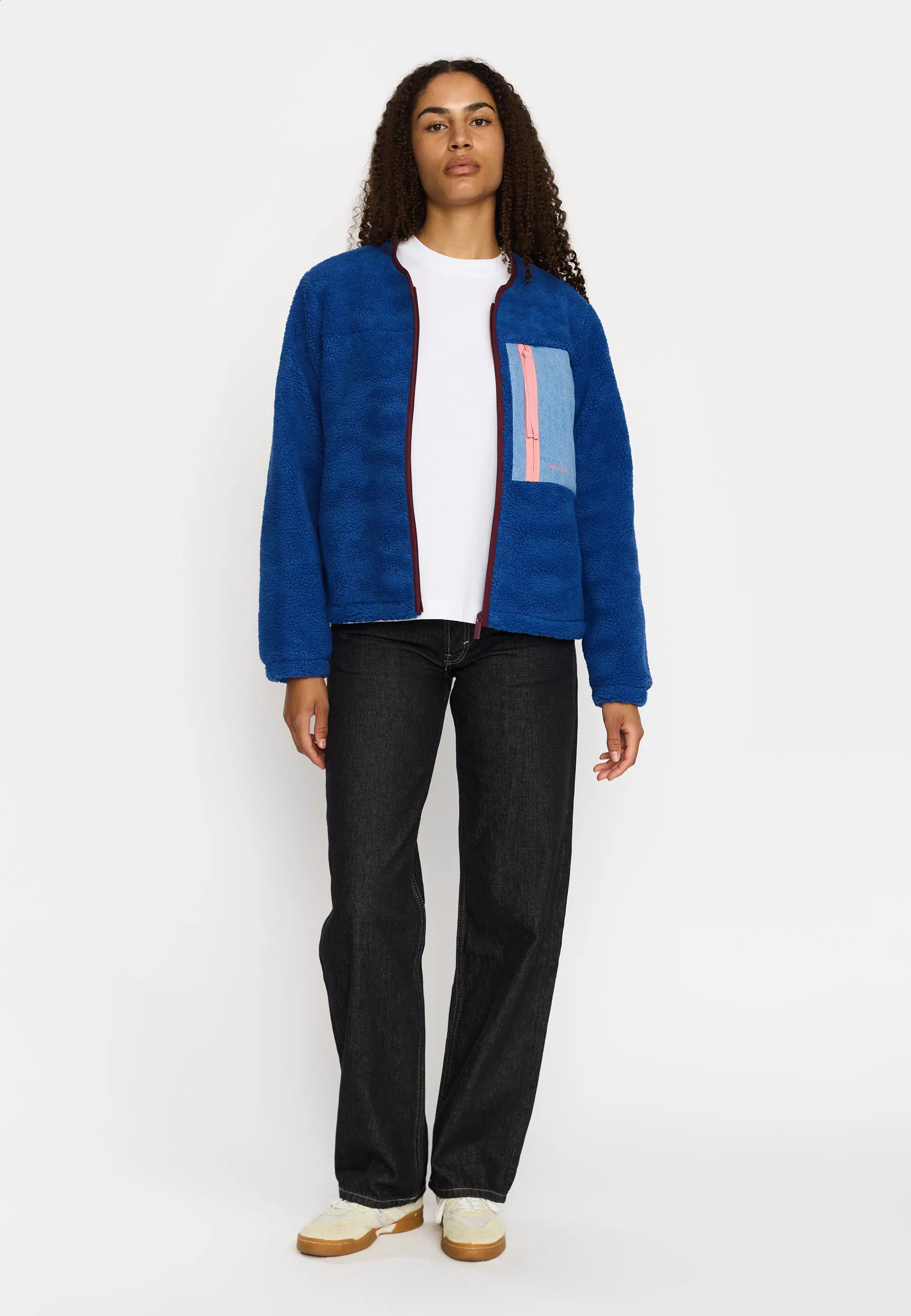 Selfhood Teddyjacke Pocket Blau Selfhood Teddyjacke Pocket Blau