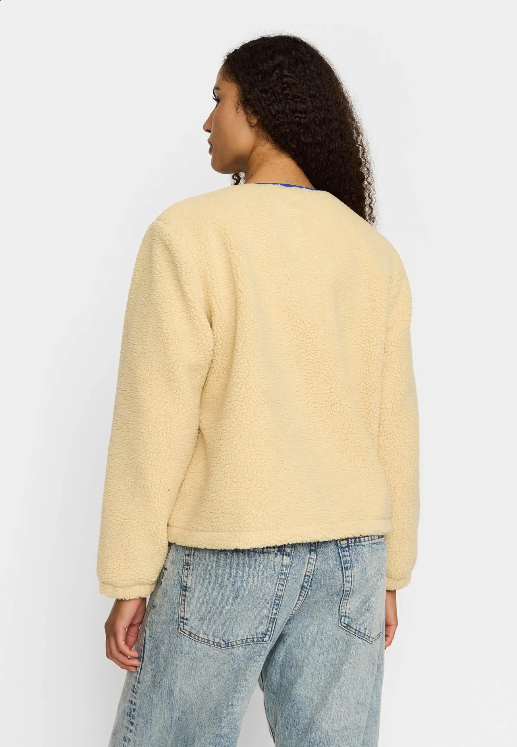 Selfhood Teddyjacke Pocket Offwhite Selfhood Teddyjacke Pocket Offwhite