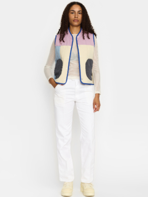 Selfhood Quilted Block Vest Lila