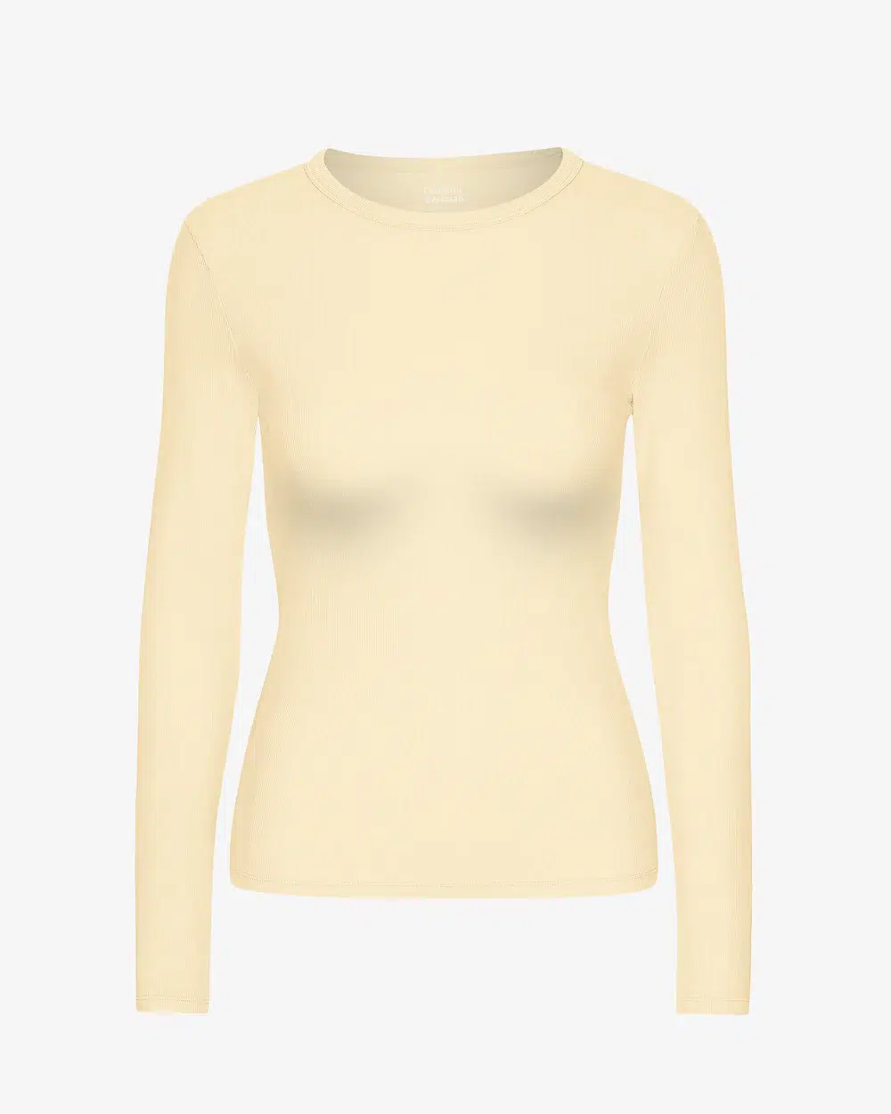 Colorful Standard Langarmshirt Organic Rib Soft Yellow