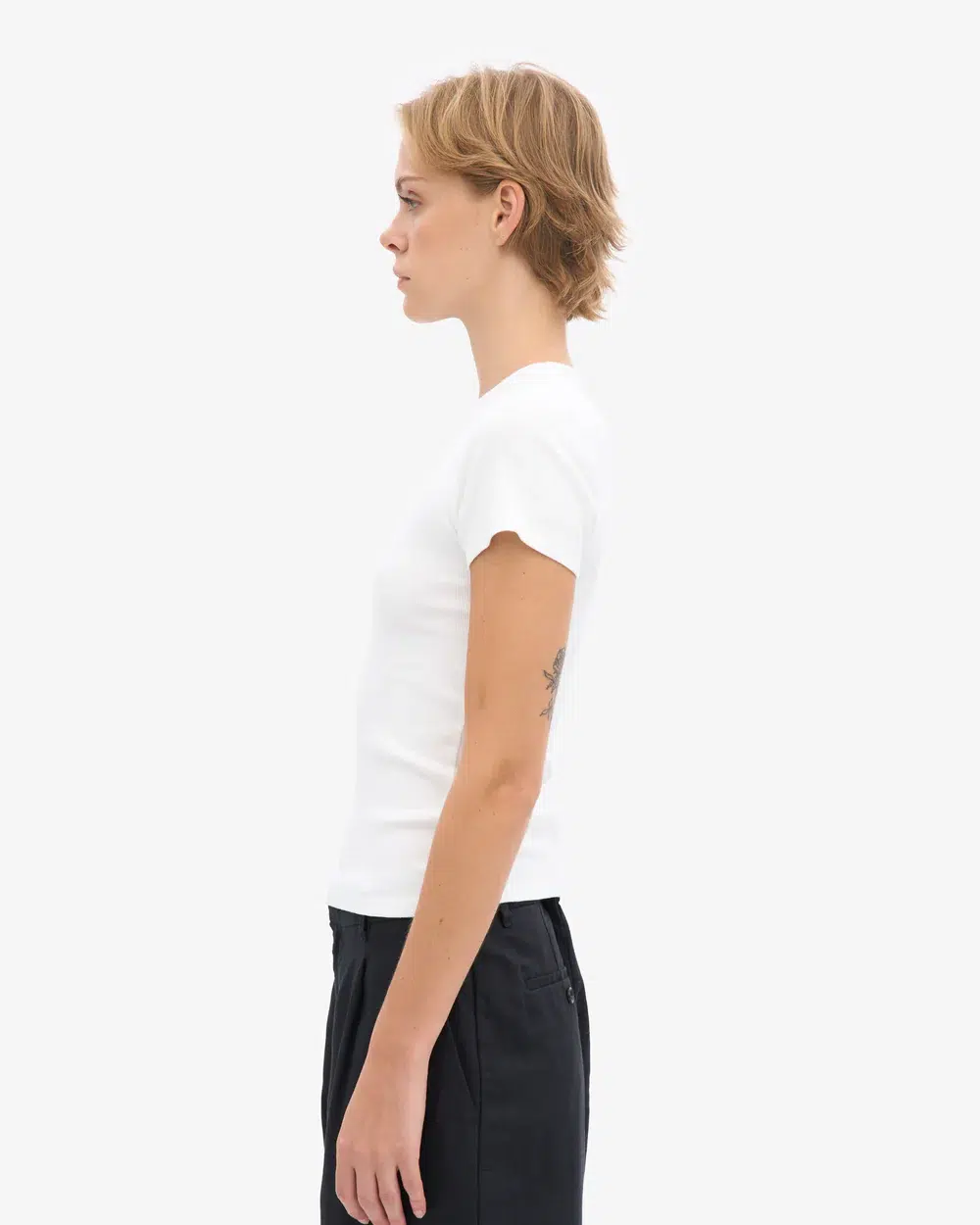 Colourful Standard Organic Rib T-Shirt Optical White