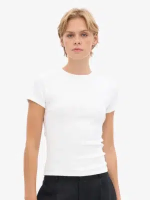 Colourful Standard Organic Rib T-Shirt Optical White