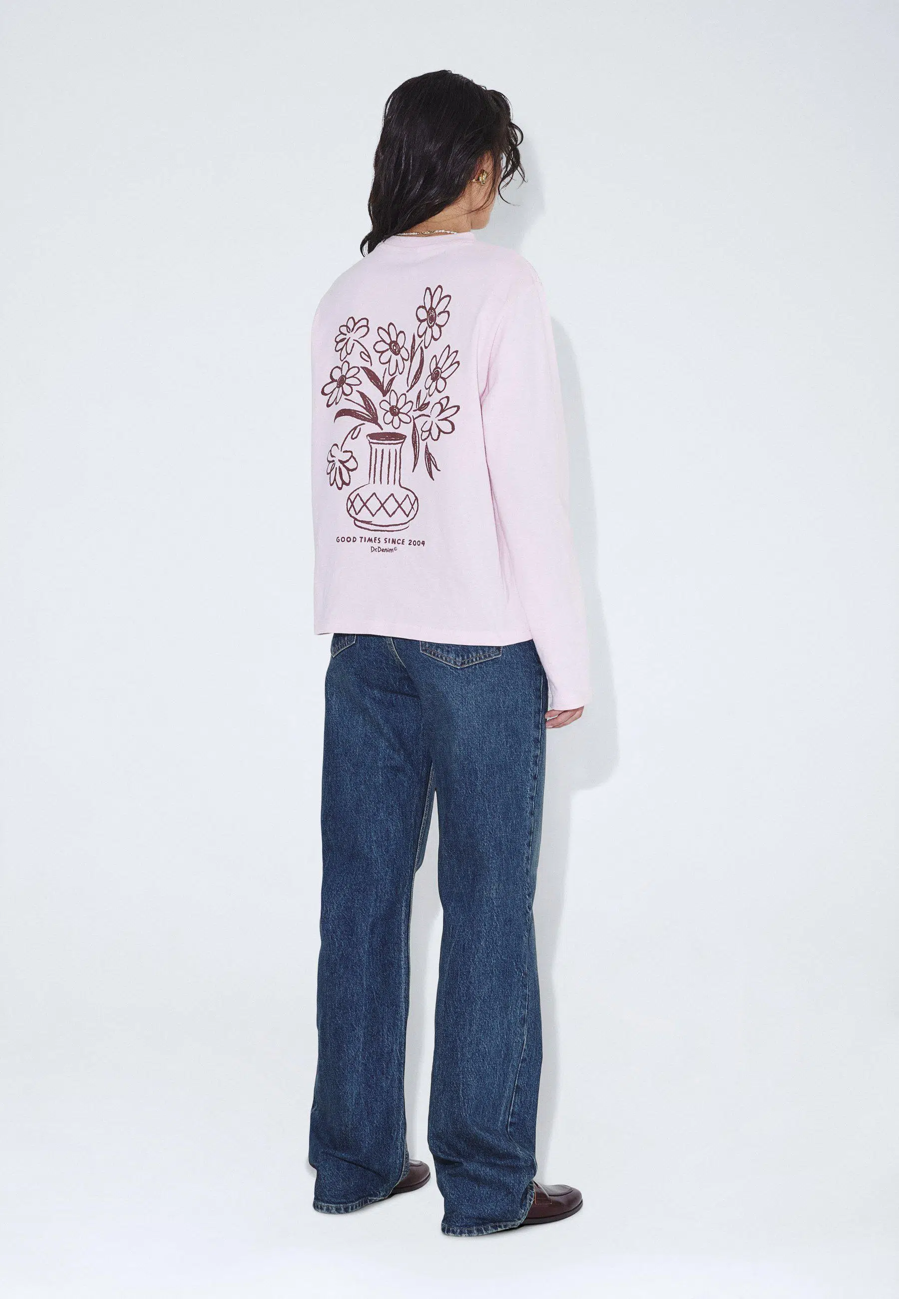 Dr.Denim Kath Longsleeve Pink Flower