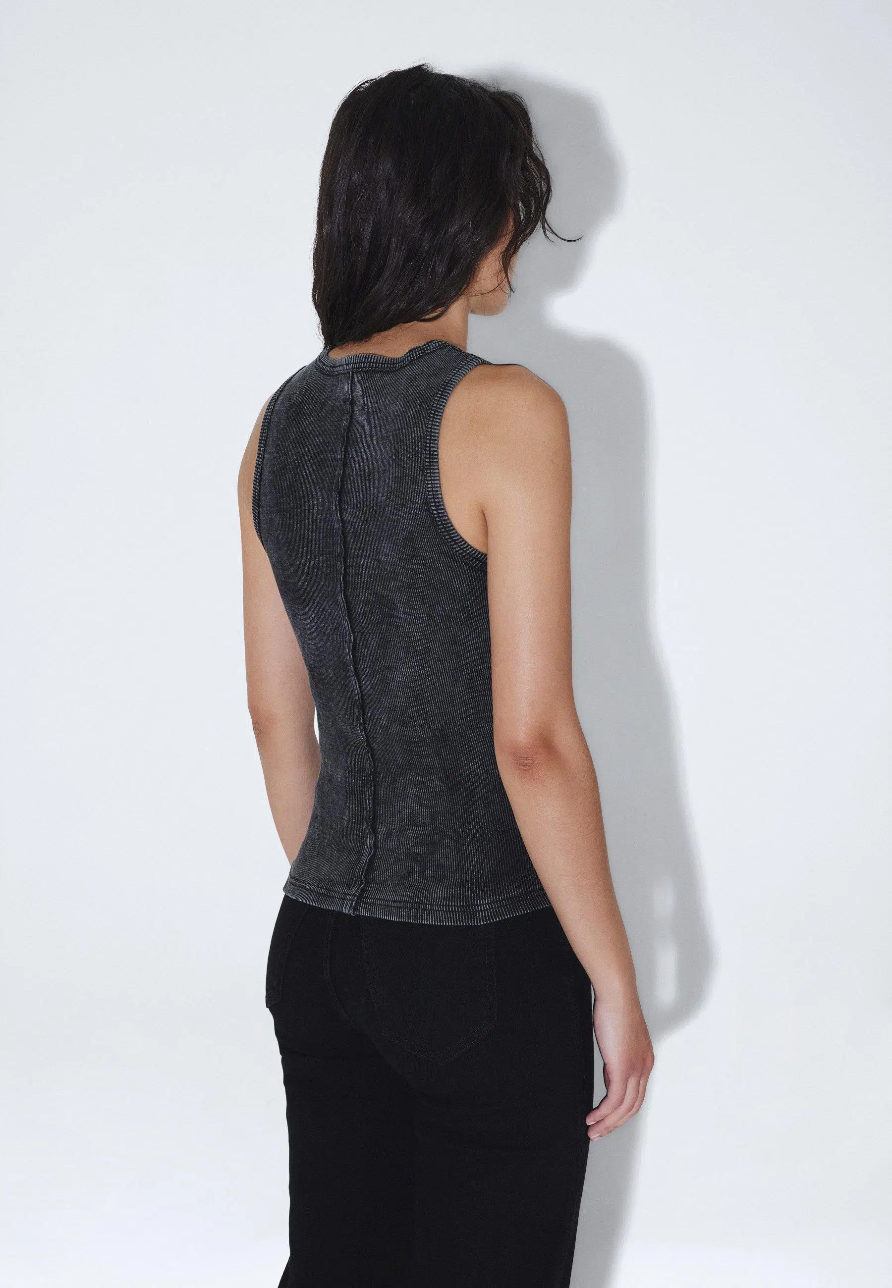 Dr.Denim Lian Top Black Fog