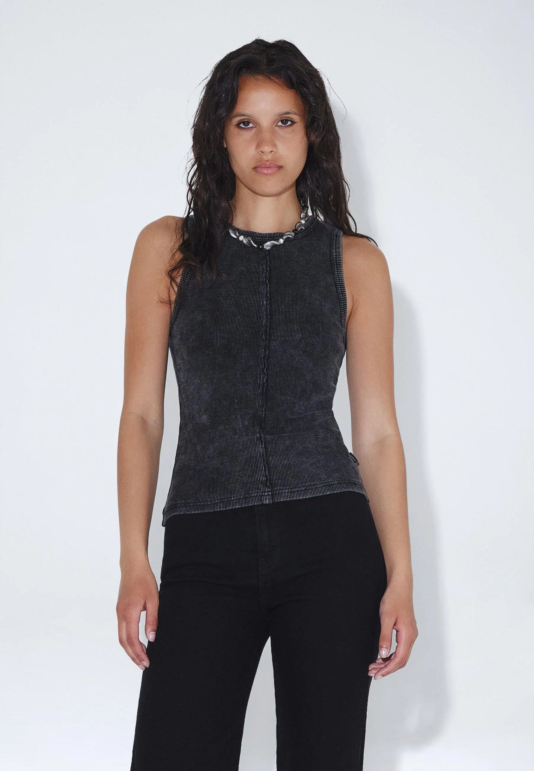 Dr.Denim Lian Top Black Fog