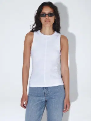 Dr.Denim Lian Top White Fog