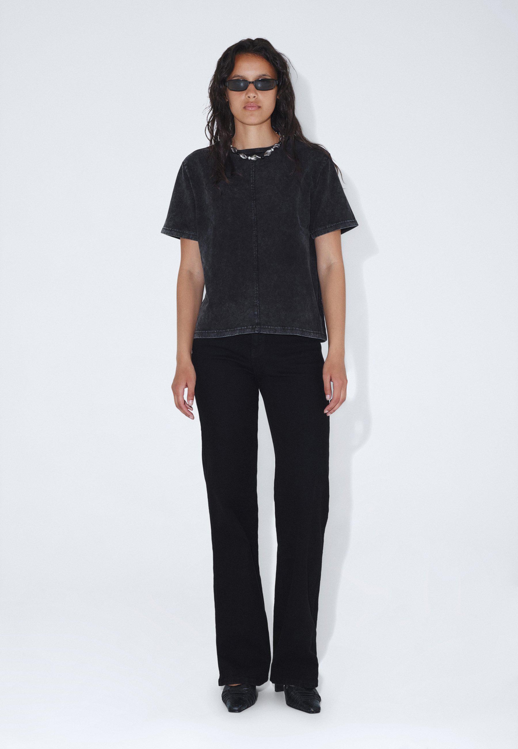 Dr.Denim Talia Tee Black Fog Dr.Denim Talia Tee Black Fog