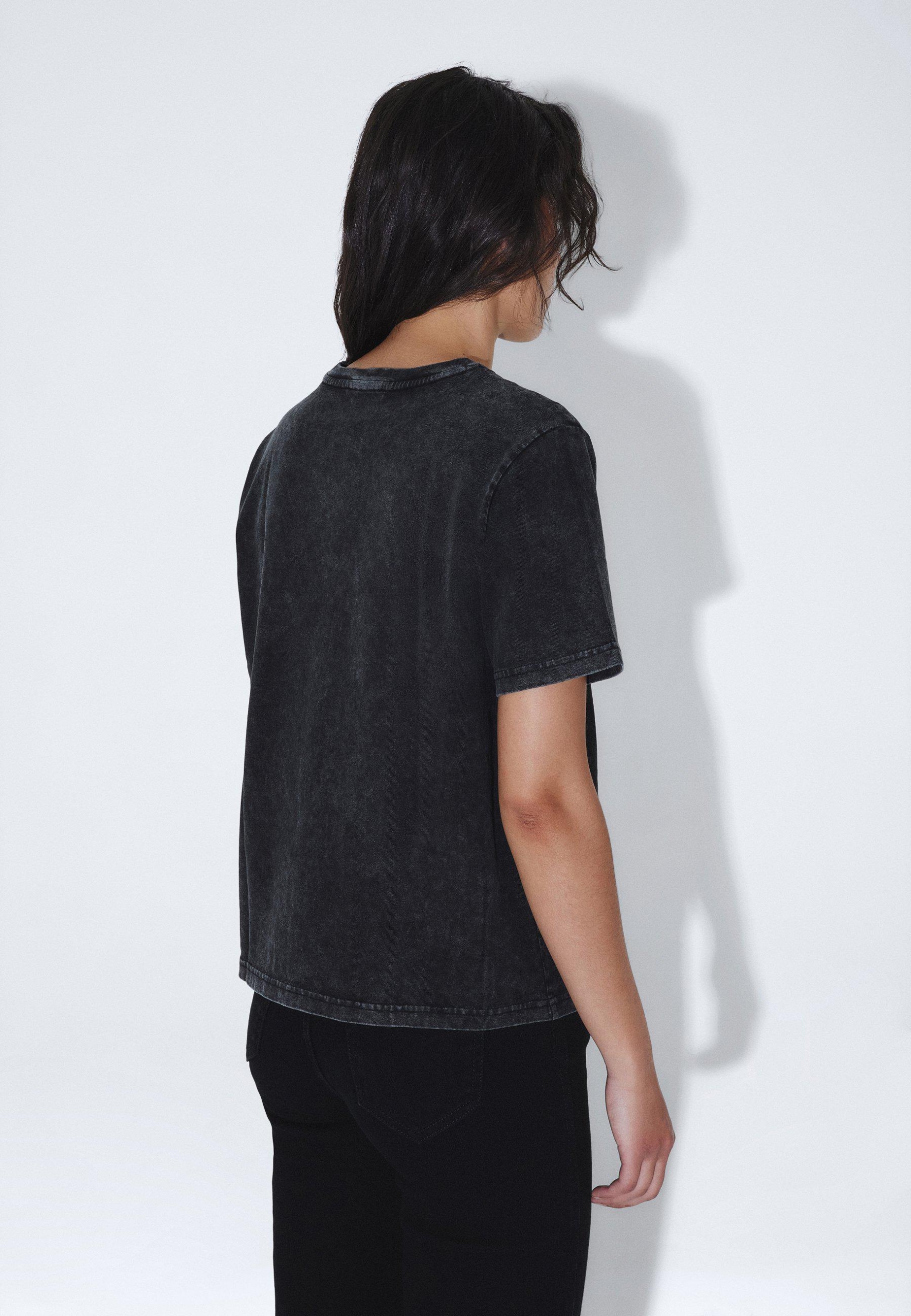 Dr.Denim Talia Tee Black Fog Dr.Denim Talia Tee Black Fog