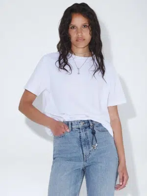 Dr.Denim Talia Tee White Fog