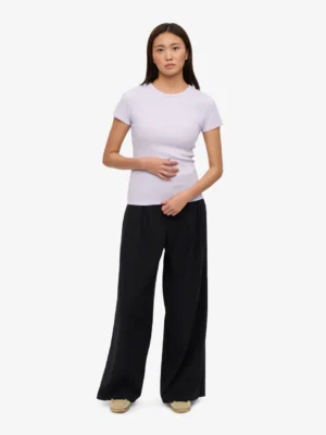 Colourful Standard Organic Rib T-Shirt Soft Lavender