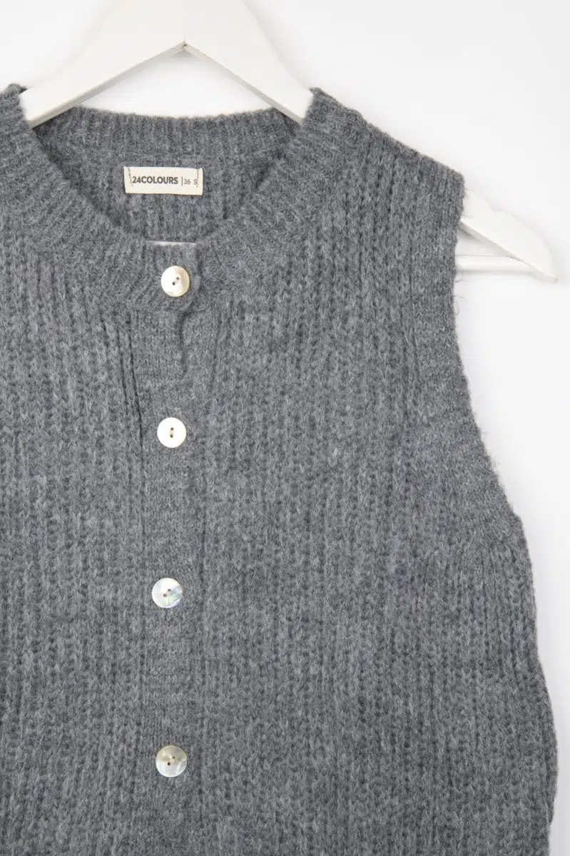 24 Colours Weste Anthrazit