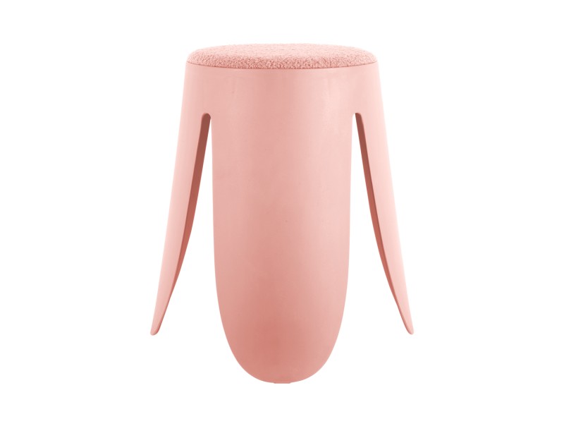 No Cream Sitzhocker Present Time Stool Savor rosa