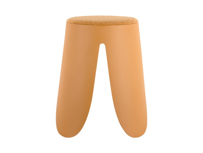No Cream Sitzhocker Present Time Stool Savor senf