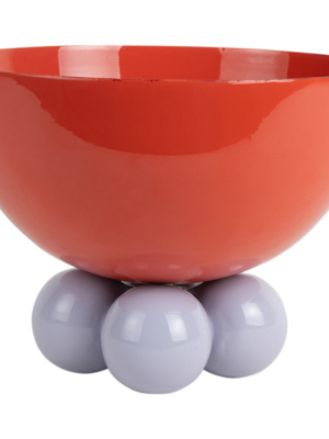 No Cream Schüssel Present Time Double Funky Rot Lila