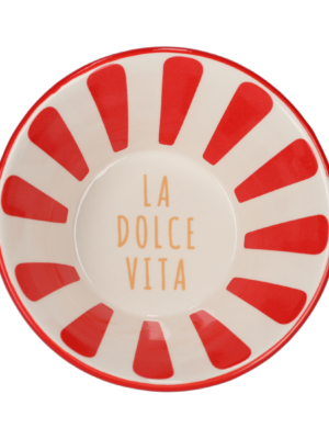 No Cream Schale La Dolce Vita Rot