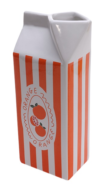 No Cream Vase Home Bound Orange Juice