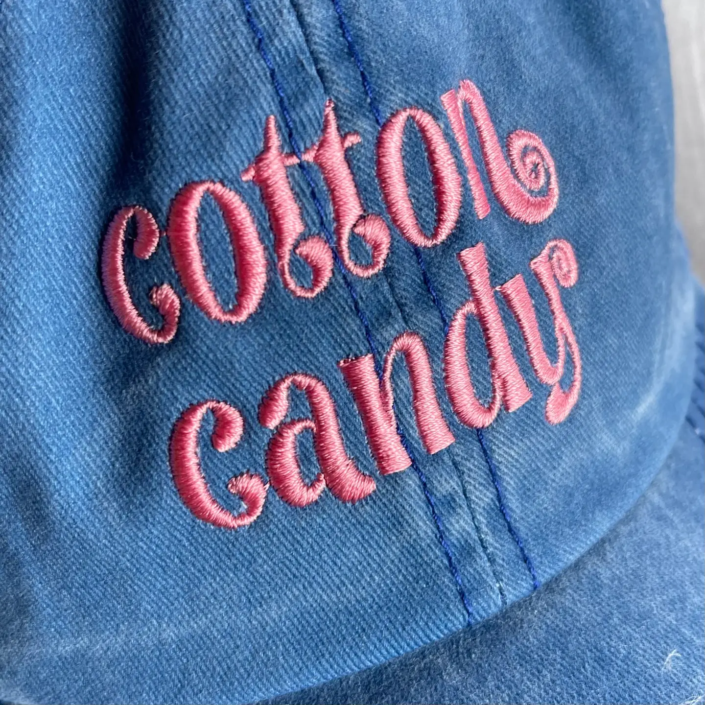 No Cream Vintage Cap Cotton Candy
