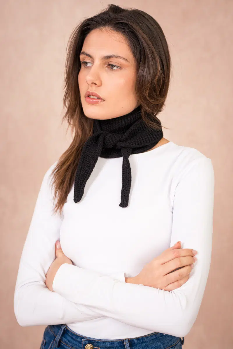 No Cream Calie Paris Sophie Schal Schwarz