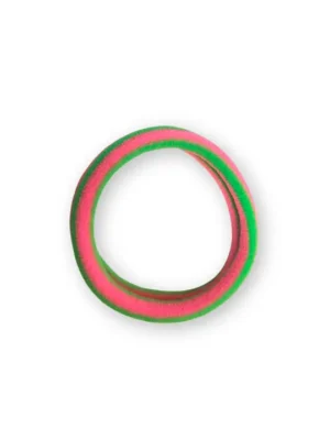 HERR&FRAUHEMPEL Haargummi Lulu pink grün