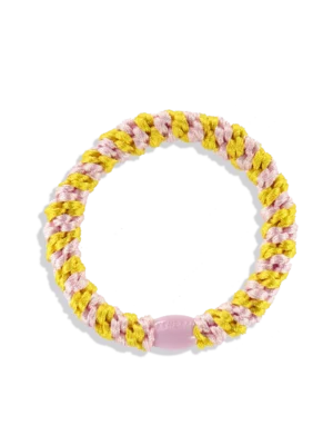 Kknekki Haargummi Yellow Pink Stripe