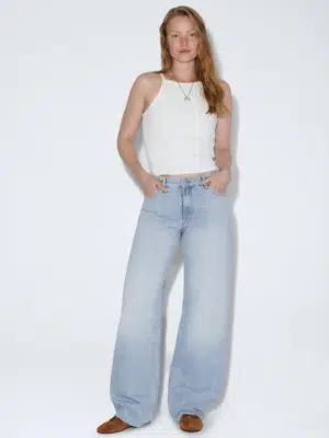 Dr.Denim Jeans Hill Low Relaxed Stream Light Fade