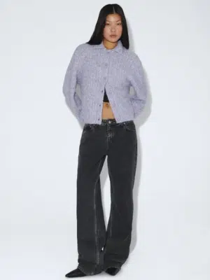 Dr.Denim Jeans Hill Low Relaxed Aged Black