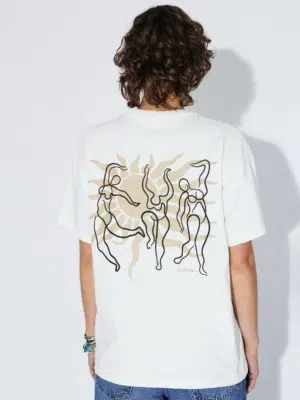 Dr.Denim T-Shirt Trooper Tee Off White Dance