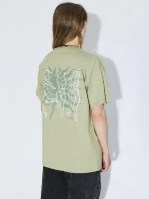 Dr.Denim T-Shirt Trooper Tee Light Green Dance