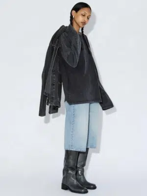 Dr.Denim Dace Mid Wide Capri Drift Light Used