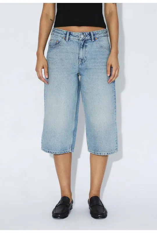 Dr.Denim Dace Mid Wide Capri Drift Light Used