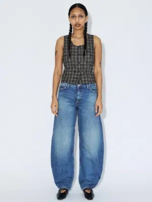 Dr.Denim Jeans Nanci Mid Barrel Drift Mid Used