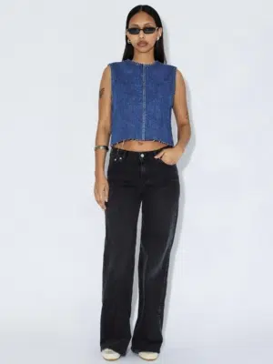 Dr.Denim Top Erin Haze Mid Retro