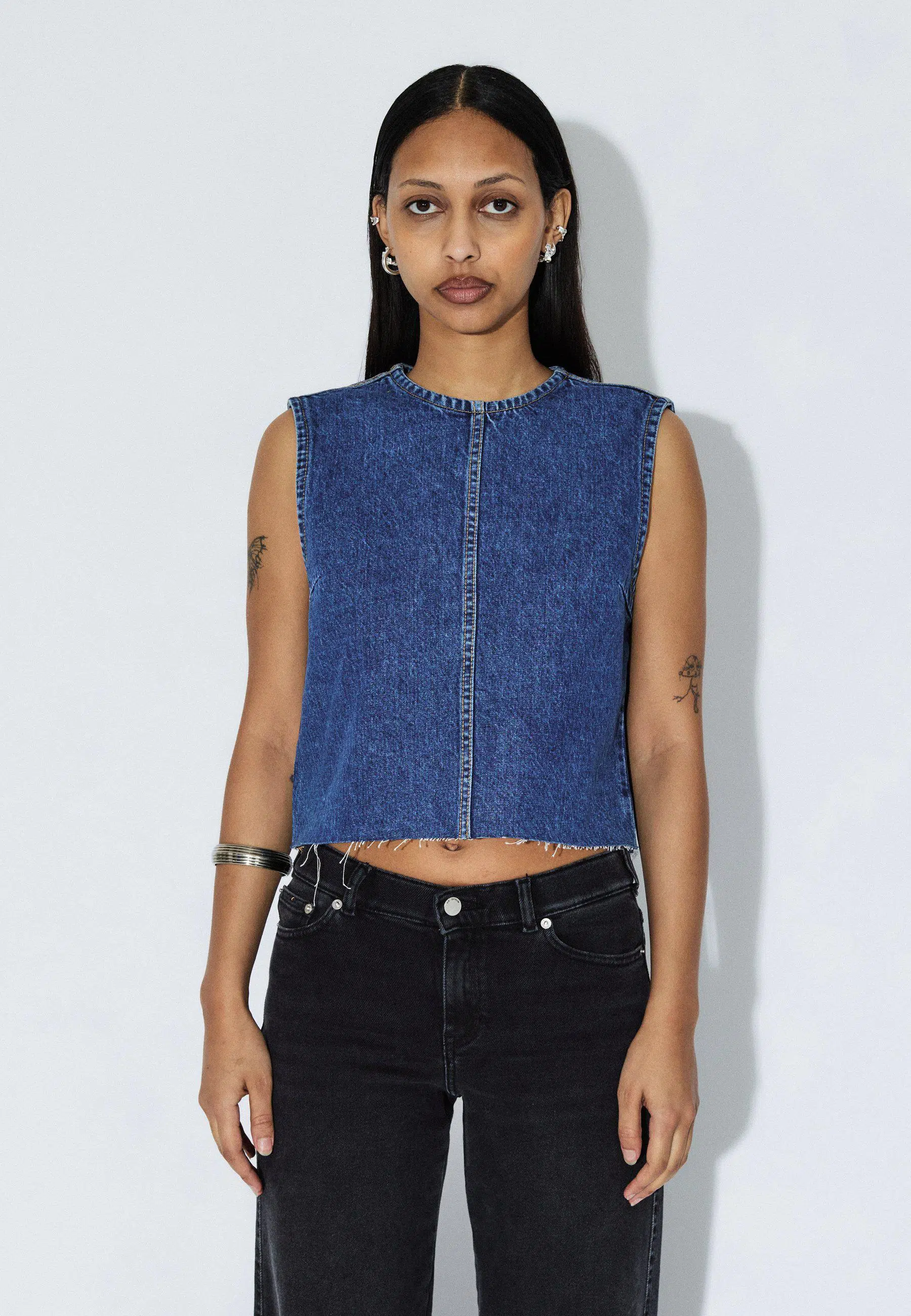 Dr.Denim Top Erin Haze Mid Retro