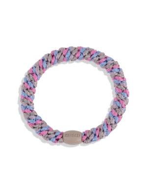 Kknekki Haargummi Mix Sky Blue Pink Glitter
